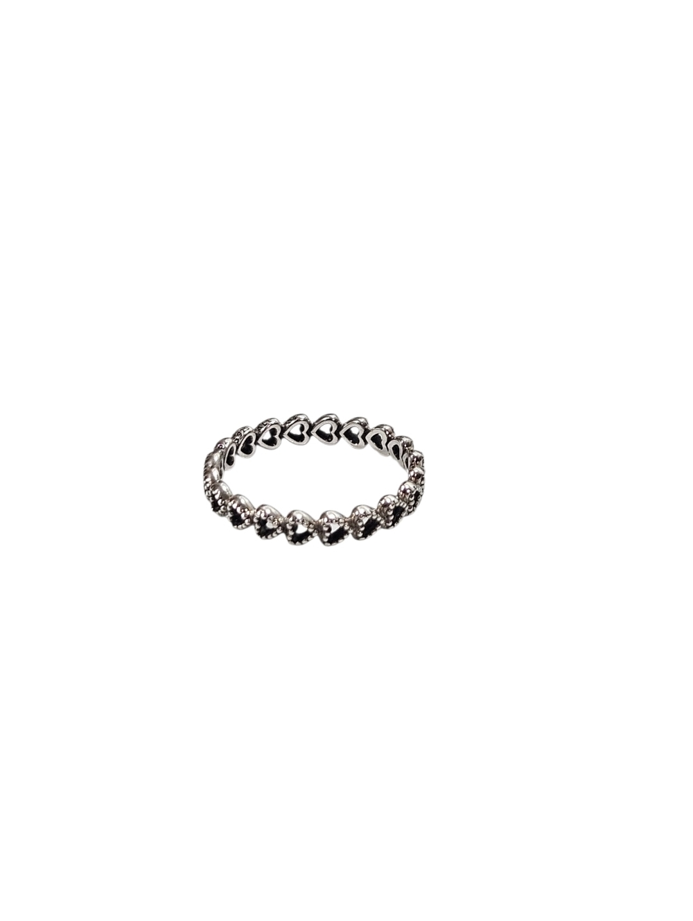Pandora Band of Hearts Stackable Ring Size 54